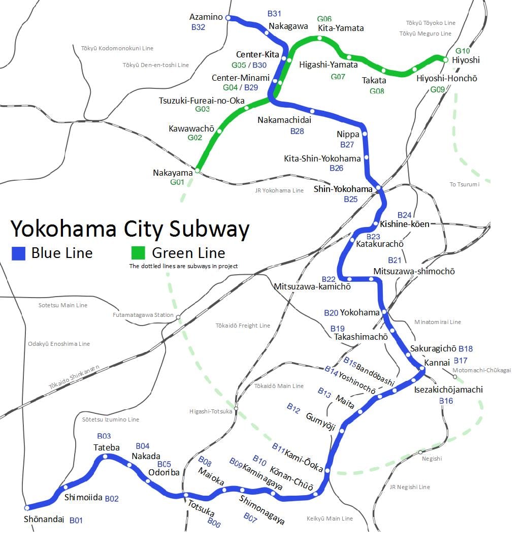Ichikawa metro kort